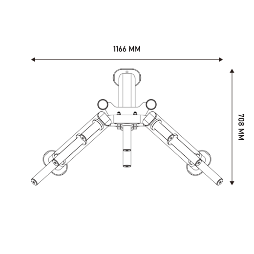 Стойка для дисков и грифов Hasttings Digger OPT65 - фото 2