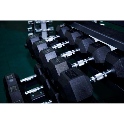 Гантель гексагональная обрезиненная ZSO, 70 кг - фото 3