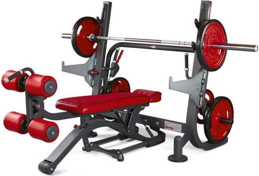 Олимпийская мульти скамья с отрицательным наклоном Panatta 1HP206 - фото 1