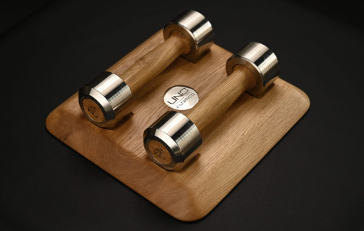 Подарочный набор гантелей 1 кг. UNO ARGENTO Uno Estetico UN-1500 - фото 2