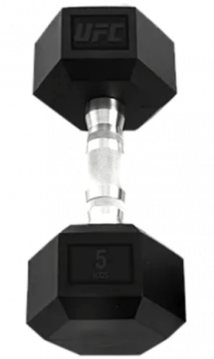 Гантель шестигранная 5 кг. UFC UHA-69706