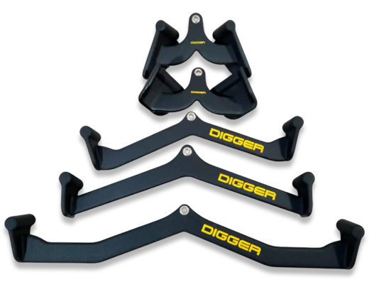 Комплект профессиональных рукояток для тяги (5шт) Hasttings Digger HD61F2A