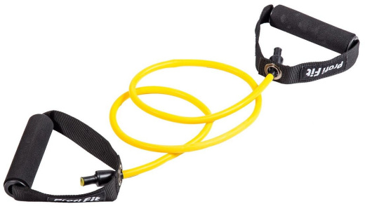 Эспандер трубчатый Profi-Fit, желтый, сопротивление 3,5 кг - фото 2