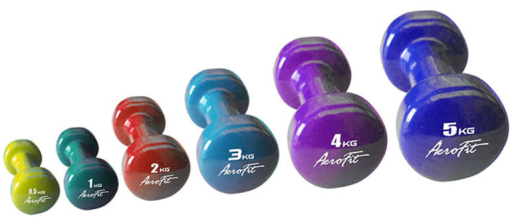 Гантель в виниловой оболочке Aerofit, 0,5 кг