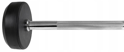 Комплект прямых фиксированных обрезиненных штанг (5 шт.) от 25 до 45 кг. UFC HD51G2A-25-45 - фото 2