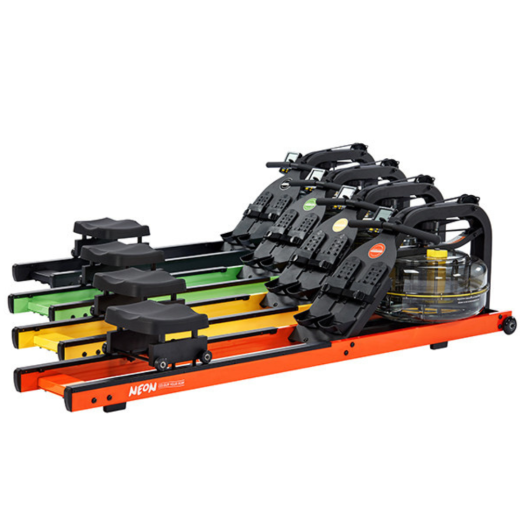 Гребной тренажер FD Fitness Neon Plus - черный - фото 3