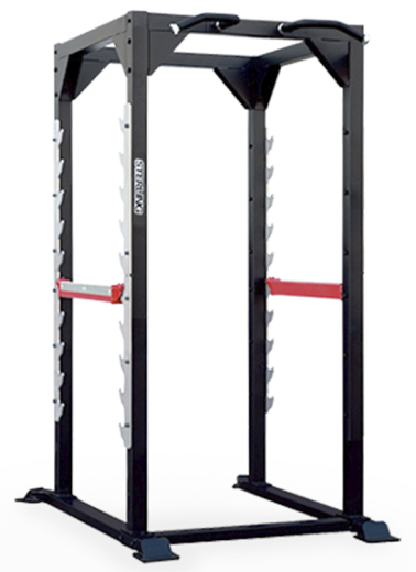 Силовая рама повышенной прочности для жимов и приседов с опцией для хранения дисков Impulse SL7009+SL7009OPT - фото 1